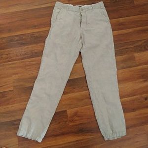 H&M grey linen pants